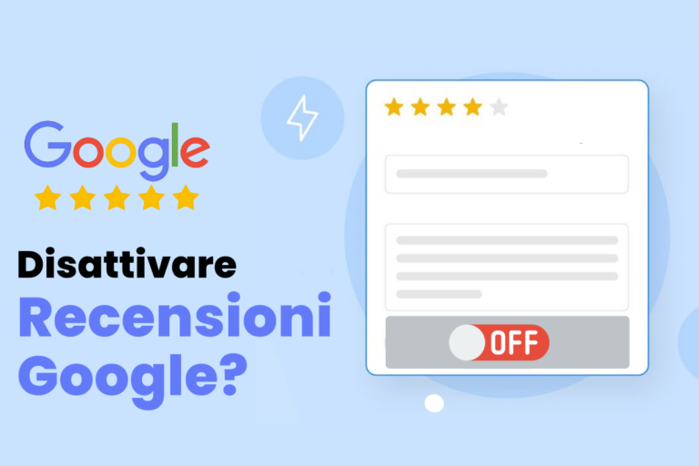 Disattivare Recensioni Google