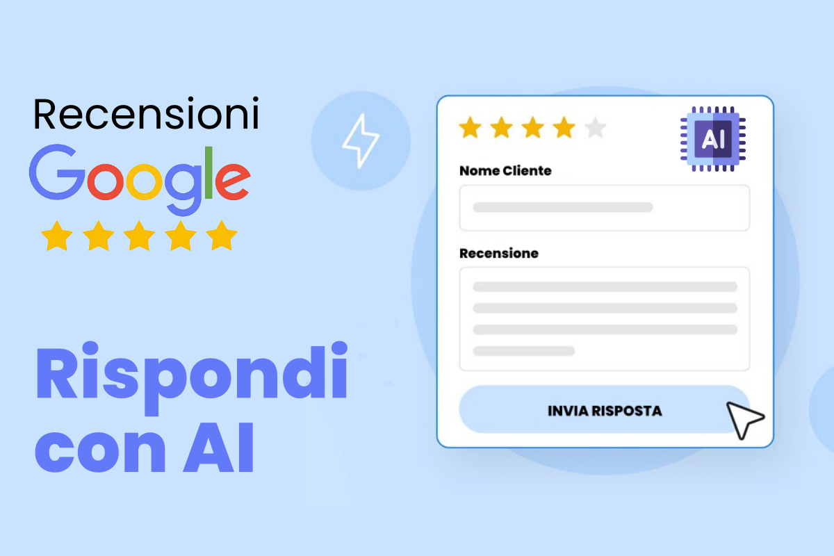 Recensioni Google, rispondi con l'Intelligenza Artificiale